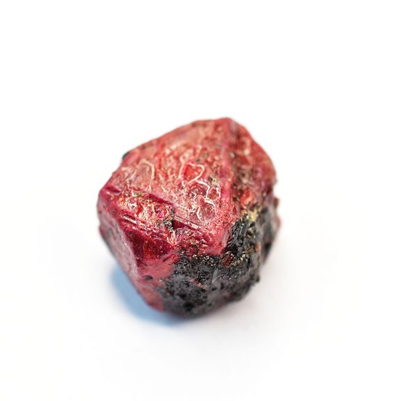 Gemsgrowth Natural Red Burmese Ruby Loose Gemstone, 47 Carat, Uncut, Certified, for Lapidary, Cabbing, Wire Wrapping, Jewelry Making