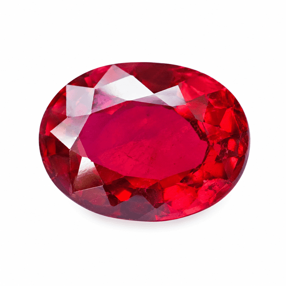 Gemsgrowth Natural Red Ruby Loose Gemstone 13 Carat Oval Cut Certified for Jewelry Making Ring Pendant Necklace Engagement Gift