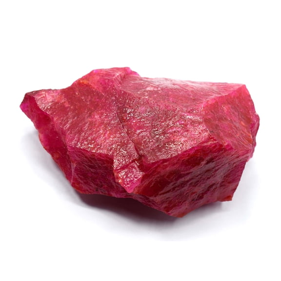 Gemsgrowth Natural Red Ruby Loose Gemstone, 184 Carat, Uncut Rough, Certified, for Lapidary, Cabbing, Wire Wrapping, Jewelry Making