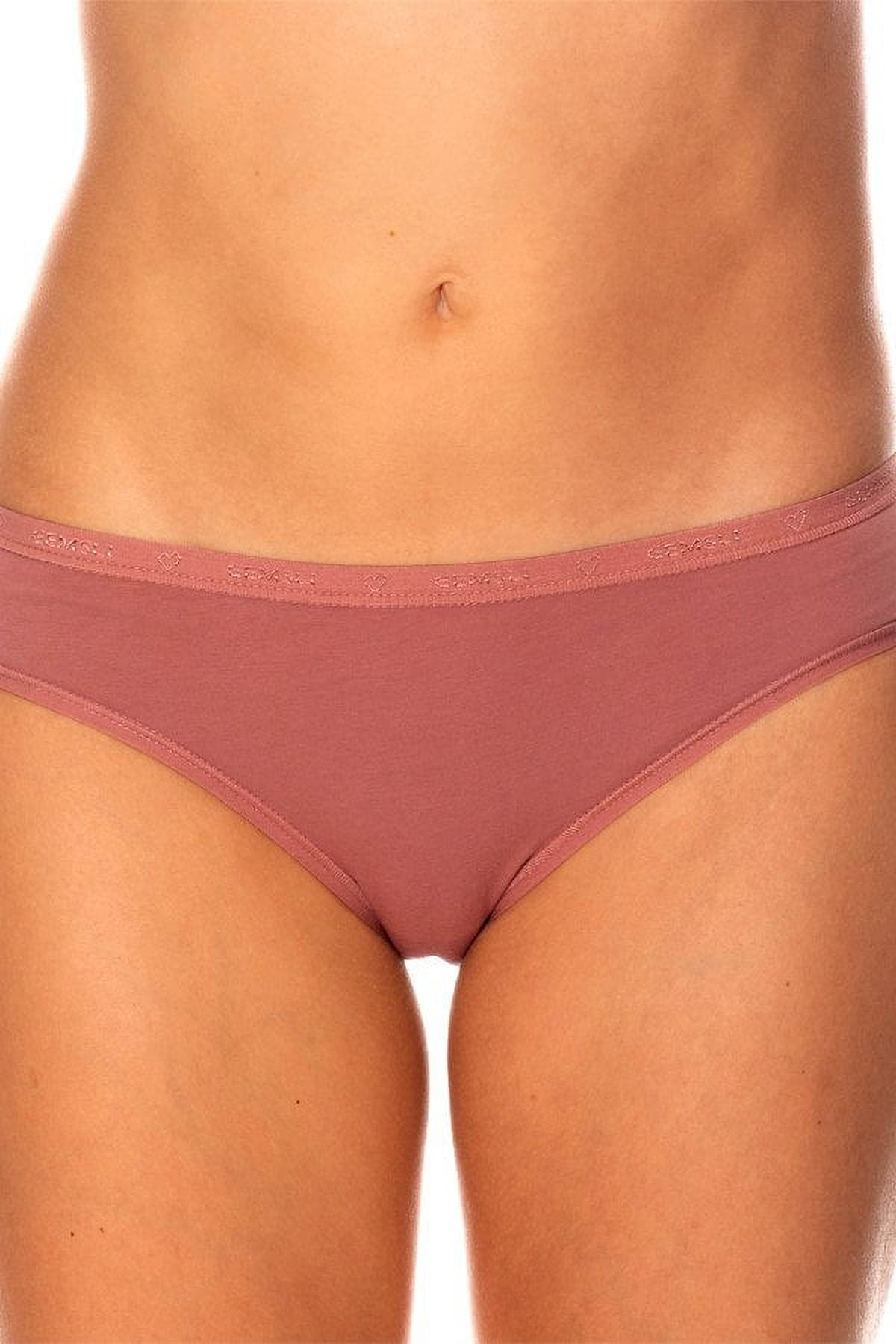 Hanes Originals Women's Bikini Underwear, Soft & Stretchy Ribbed Blend,  3-Pack 