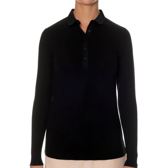 Gemsli Long Sleeve Shell Top with Round Collar SH321