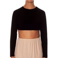 thumbnail image 1 of Gemsli Organic Cotton Long Sleeve Crop Shell Top SHC333, 1 of 4