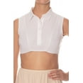 thumbnail image 1 of Gemsli Sleeveless Crop Shell Top with Pointy Woven Collar and Insert SH325, 1 of 3