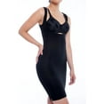 thumbnail image 1 of Gemsli Womens Firm Control Frontless Body Slip, SW106, X-Small, Black, 1 of 2