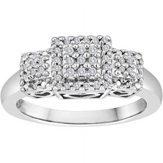 Gemspirations 1/6 Carat T.w. Diamond Sterling Silver 3