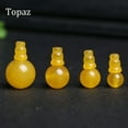 thumbnail image 1 of Gemstone Crystal Guru Beads,Three Holes,T-Beads for Buddhist Jewelry Mala Making, 1 of 2