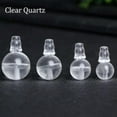 thumbnail image 1 of Gemstone Crystal Guru Beads,Three Holes,T-Beads for Buddhist Jewelry Mala Making, 1 of 2