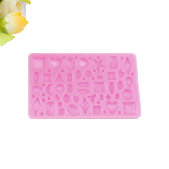 Gemstone Diamond Chocolate Silicone Mould DIY Fondant Cake For Baking Tools