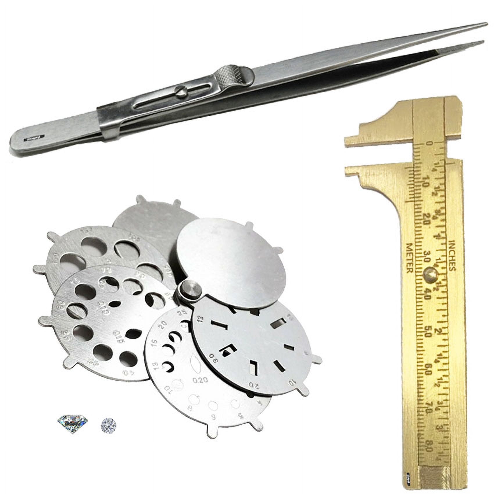Gemstone Diamond Kit Folding Gauge, Pocket Caliper Side Lock