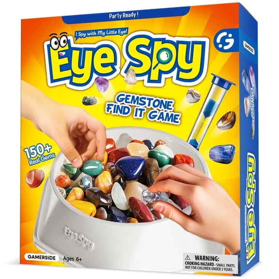 Piano Potato Rock Bingo Game for Kids, 150+ Real Gemstones & Minerals, STEM Geology Science Kit for Ages 6+, Educational Gift Boys Girls