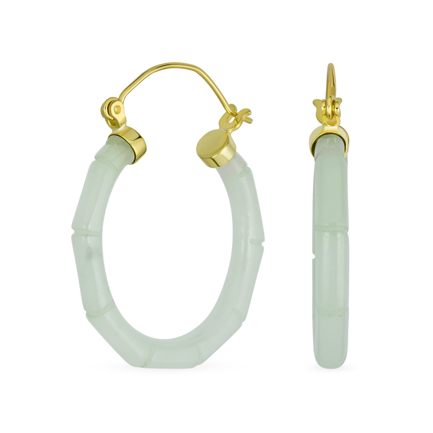 Jade cheap bamboo earrings