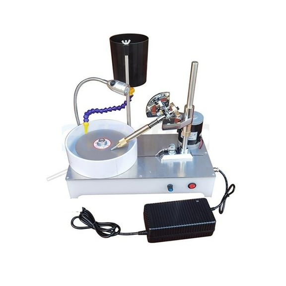 Gemstone Honing Machine Faceted Gem Polishing Machine Jewelry Polisher Flat Grinder Lapidary Machine 2800RPM 120W ,Power Tools