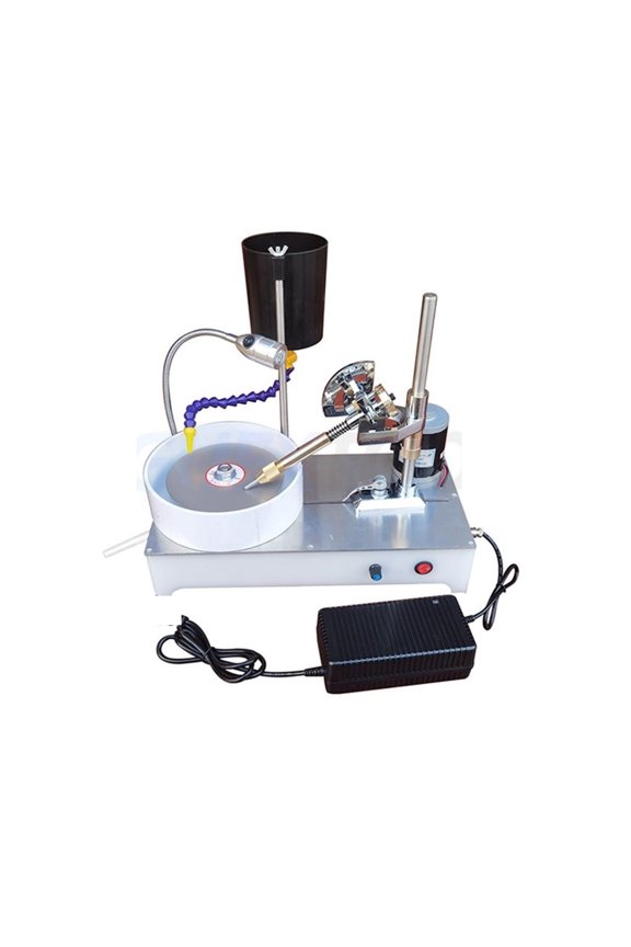 Gemstone Honing Machine Faceted Gem Polishing Machine Jewelry Polisher Flat Grinder Lapidary Machine 2800RPM 120W ,Power Tools