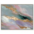 thumbnail image 1 of Gemstone Hues II Canvas Print Geode Art by Art Remedy, Silver Frame, 20 x 16, 1 of 6