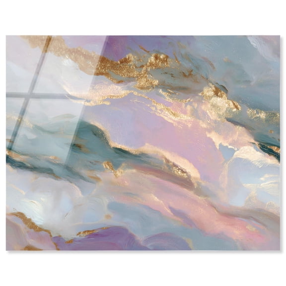 Gemstone Hues III Acrylic Print Geode Art by Art Remedy, Ready to Hang, 20 x 16