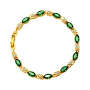 YSEINBH Gemstone Jewelry Gold Butterfly Bracelet Jewelry Gifts For Her Women Girls Adjustable Chain