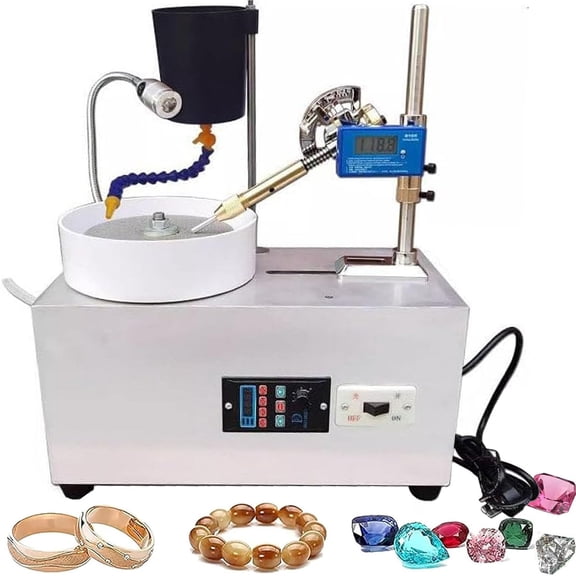Gemstone Polishing Grinding Machine, 0-2800RPM DIY Jewellery Lapidary Saw, For Jewellery Polishing Machine Cutting Machine Drilling Machine