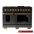 thumbnail image 1 of Gemstone Professional 48-in Natural Gas Range in Titanium Stainless Steel, 1 of 16