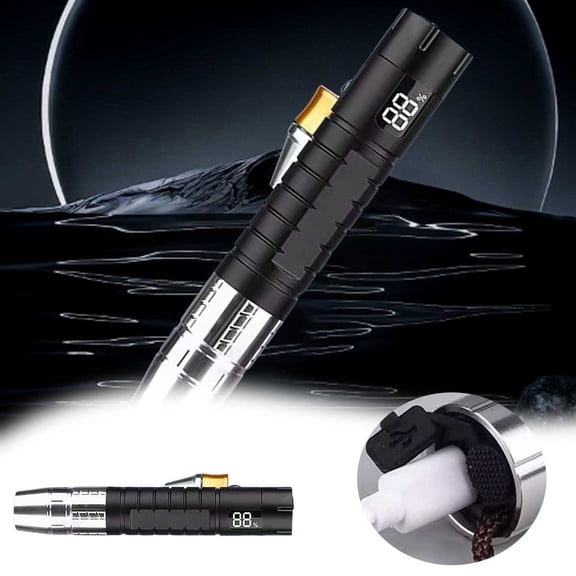 Gemstone Tester Flashlight 365nm, 3 in 1 UV White and Yellow Light with USB Type C, LED Flashlight for Appraisal and Gem Identification, Rechargeable with Tail Switch