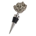thumbnail image 1 of Gemstone Wine Bottle Stopper, Pyrite Fool's Gold Rock Stone, Decorative Irregular Natural Crystal Stopper, 4-Inch, 1 of 7