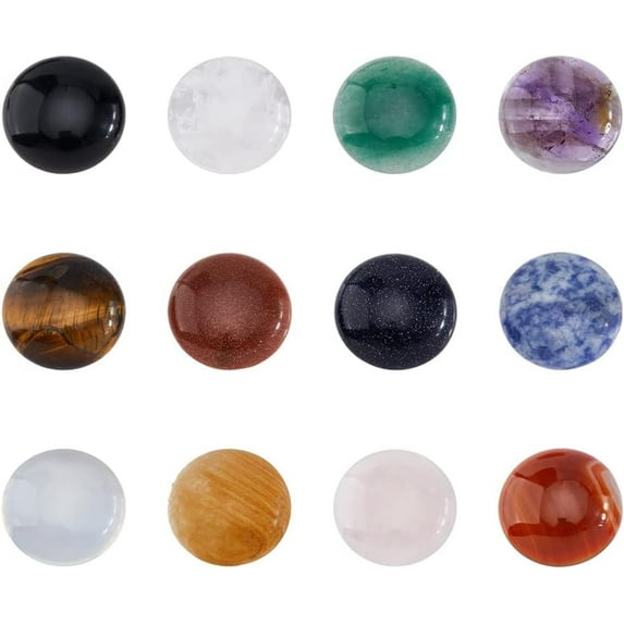 Gemstones Cabochon Flat Back Gemstone Cabochons