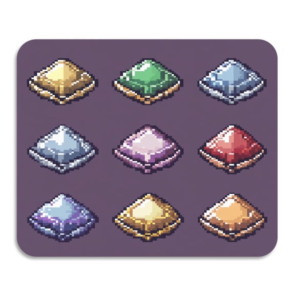 Gemstones Diatomaceous Earth Water Absorbent Mat, Anti-Slip Rubber Backing, 19.7" x 15.7"