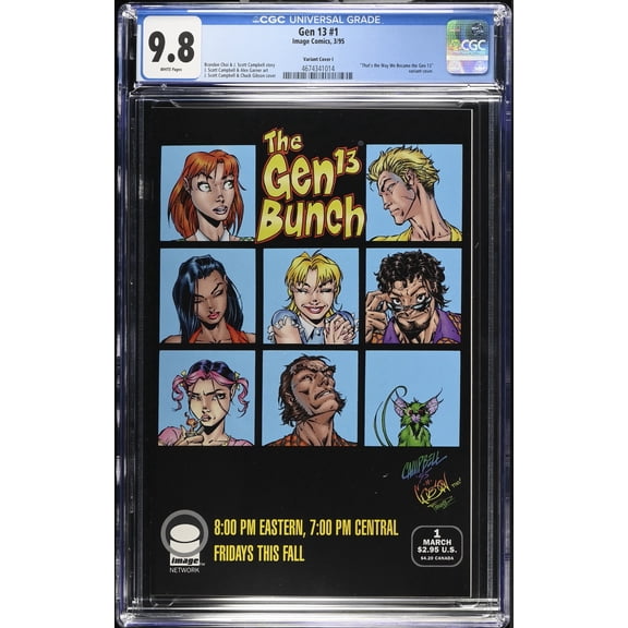 Gen 13 #1 - CGC 9.8 Comic Book