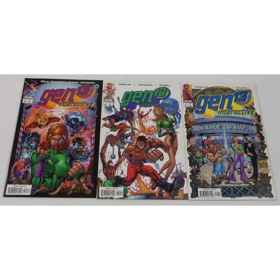 Gen 13 Interactive #1-3 VF/NM complete series Mike Heisler ; Image