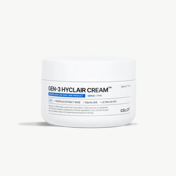 Gen-3 Hyclair Cream for Dry Skin Hydration