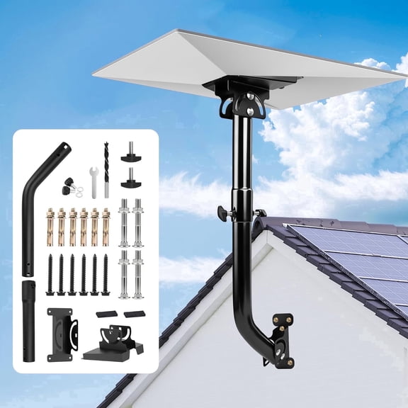 Starlink Gen 3 Mount, 360 Adjustable Wall /Roof Mounting Kit Compatible with V3 Starlink Standard Dish