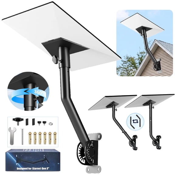 Gen 3 Mount, Adjustable Gen 3 Mount, Mounting Kit for V3 Standard Dish-Include Gen 3 Pipe Adapter
