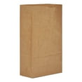 thumbnail image 1 of Ross & Wallace Paper Products 130306500PK/BL 5.88 in. x 3.63 in. x 11 in. #6 Size Extra-Heavy-Duty Grocery Paper Bags - Kraft (500/Bundle), 1 of 3