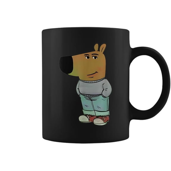 Gen Alpha Chill Guy Meme Dog Cool Internet Statement Coffee Mugs