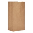 thumbnail image 1 of General Supply 30904 Grocery Paper Bags, 50 Lbs Capacity, #4, 5"w X 3.13"d X 9.75"h, Kraft, 500 Bags, 1 of 2