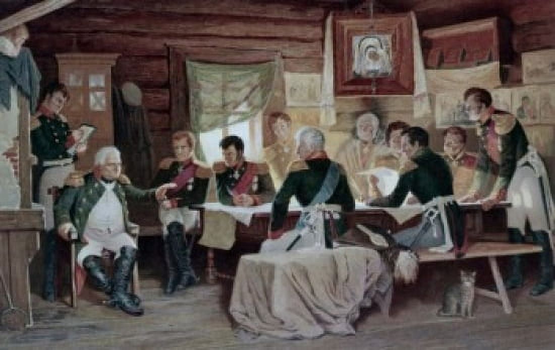 Gen Kutuzov With Men During Napoleonic War AD Kivshenko (1851-1895 Russian) Canvas Art - Kivshenko (18 x 24)