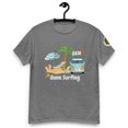 thumbnail image 1 of Gen X Gone Surfing – Retro Beach Vibes T-Shirt (Graphite Heather, S), 1 of 3