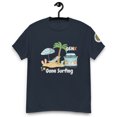 thumbnail image 1 of Gen X Gone Surfing – Retro Beach Vibes T-Shirt (Navy, M), 1 of 3
