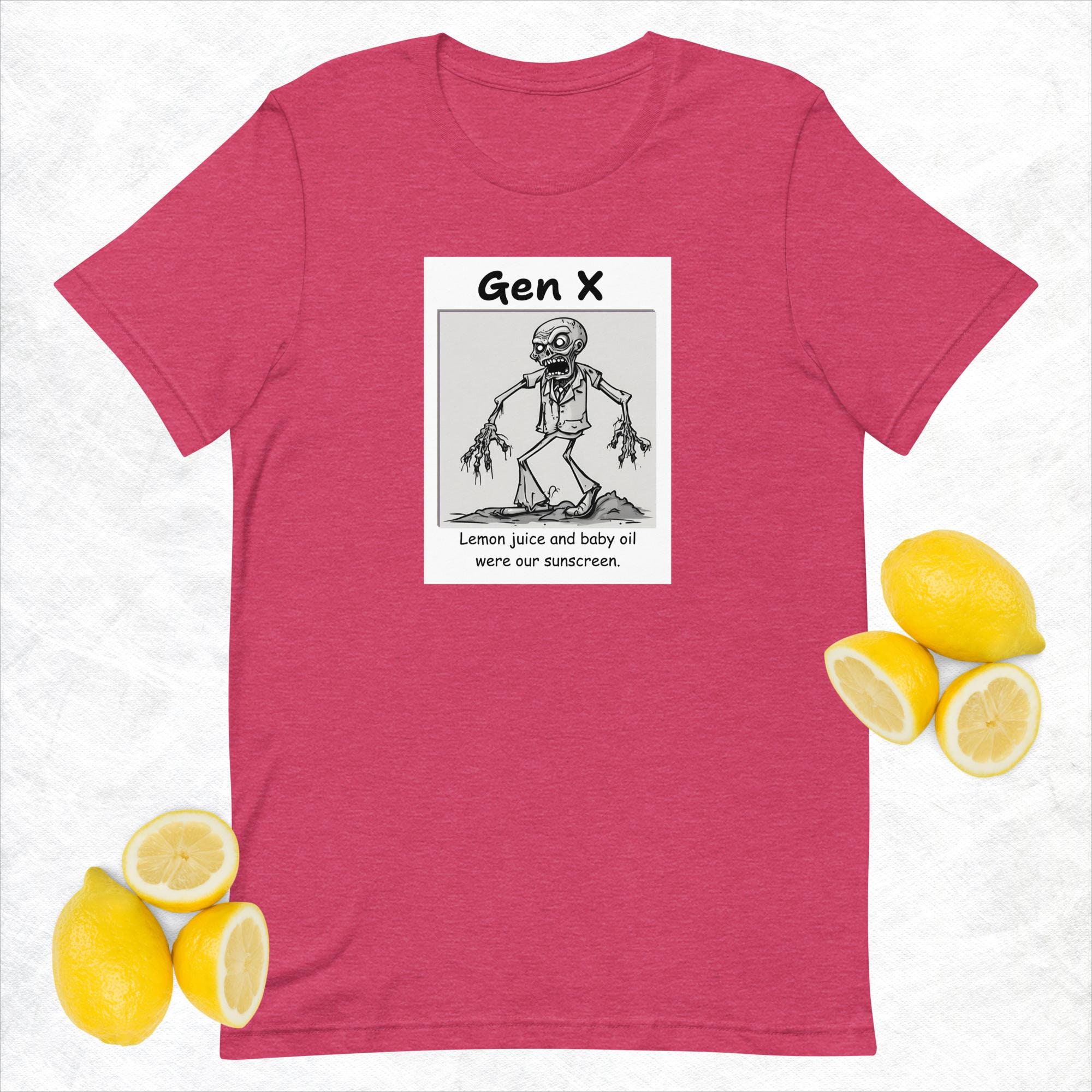 Gen X Lemon Juice and Baby Oil Were Our Sunscreen Tshirt