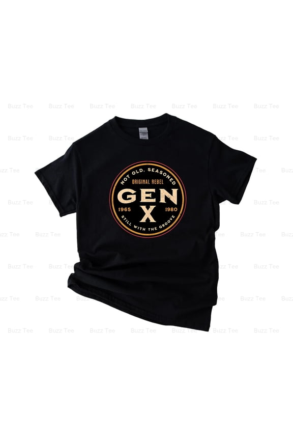 Gen X Not Old, Just Seasoned Retro Humor Graphic Design V50534 New Unisex T-Shirt, up to 5XL