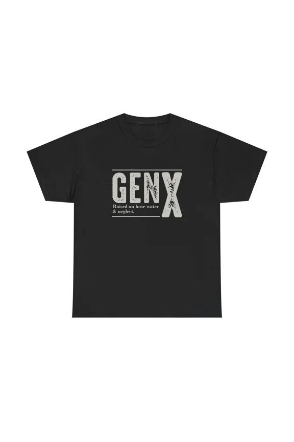 Gen X Retro Humor Funny Quote Graphic Cotton Unisex T-Shirt up to size 5XL