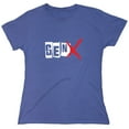 thumbnail image 1 of Gen X Sarcastic Humor Novelty Funny Women's Casual Tees, 1 of 3