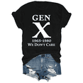thumbnail image 1 of Gen X Shirts For Men Gen X T Shirt Women Funny Saying Sarcastic Tshirt, 1 of 8