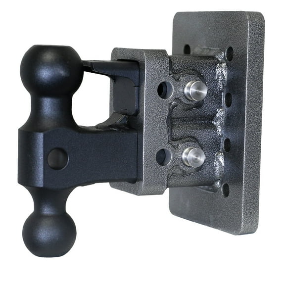GEN-Y Hitch GH-122 Mega-Duty 2" Bolt-On 2.5" Drop 2K TW 16K Hitch & GH-051 Dual-Ball & GH-032 Pintle Lock