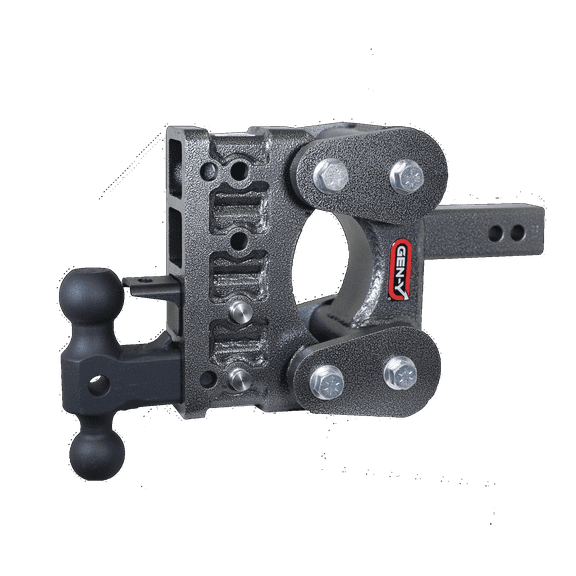 Gen-Y The Boss Torsion-Flex 2in Shank 5in Drop 16K Hitch w/GH-051 Dual-Ball/GH-032 Pintle Lock