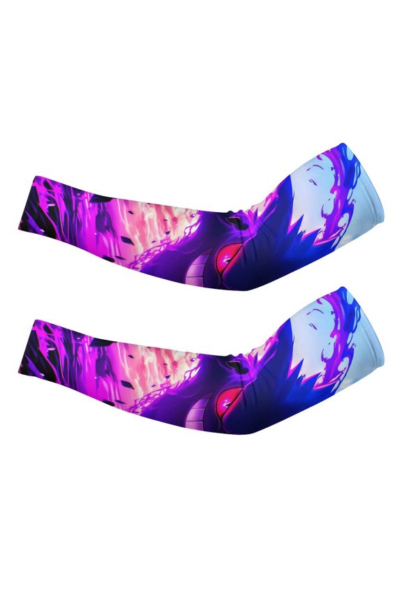 Gen-gar Arm Sleeve (Pack of 2) for Men & Women, Cooling Arm Sleeves Summer Sun Protection Arm Sleeves For Baseball Cycling Golf Running L