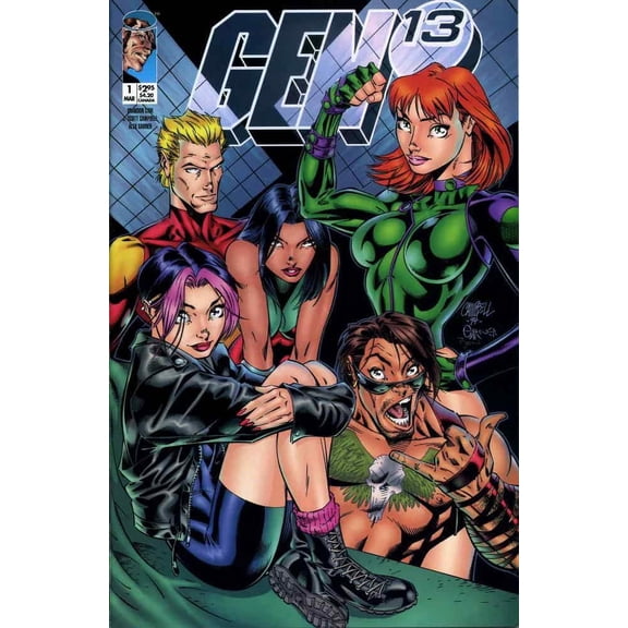 Gen13 #1B VF ; Image Comic Book