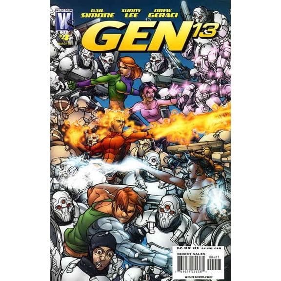 Gen13 (Vol. 4) #4A VF ; WildStorm Comic Book