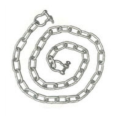Gen3 Marine Anchor Chain & Shackle Kit - 3/16" x 4' with two 1/4" Shackle
