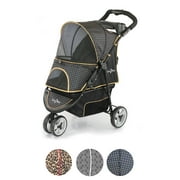 Gen7 Pets Promenade 35" Pet Stroller for Dogs and Pets upto 50 lb, Gold Nugget