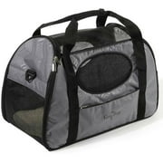 Gen7Pets Carry-Me Fashion Airline and Auto Travel Portable 20" Pet Carrier For Pets Upto 20 lb, Black